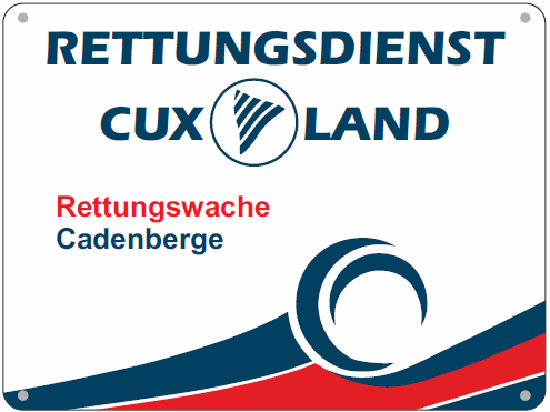 Schild Rettungswache Cadenberge