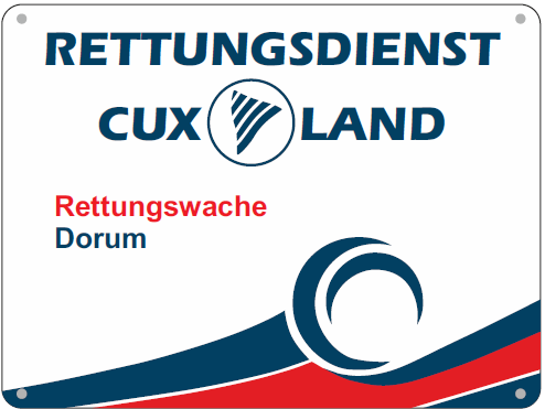Schild Rettungswache Dorum